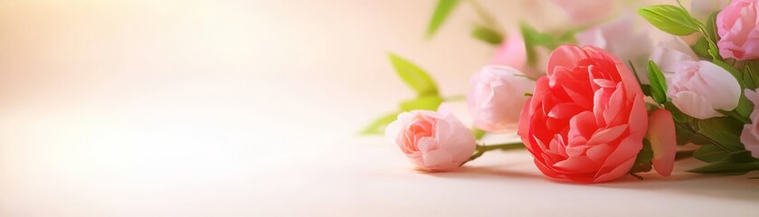 Exquisite arrangement of blooming pink and white petals capturing natural floral elegance perfect for serene settings.