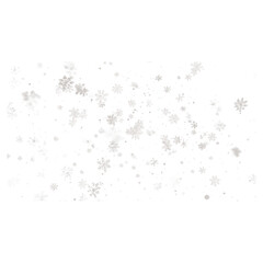 Simple snowflake icon set for Christmas and Happy New Year decor, winter holiday decoration.