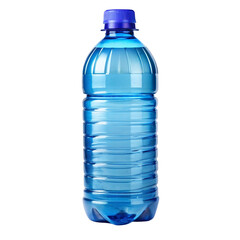 Blue Plastic Water Bottle