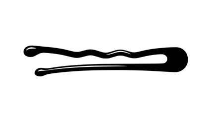 Bobby pin vector illustration