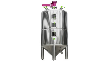 Isolated stainless steel fermentation tank, brewing equipment, fermentation system, beverage factory