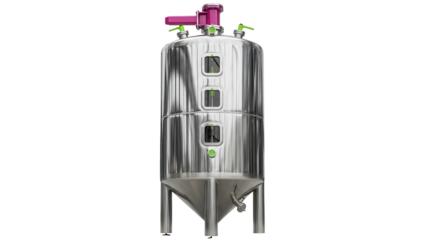 Isolated stainless steel fermentation tank, brewing equipment, fermentation system, beverage factory