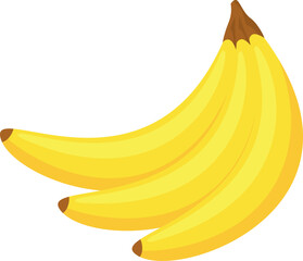 Vibrant Yellow Bananas Fresh Fruit Healthy Snack. © FajarRizki