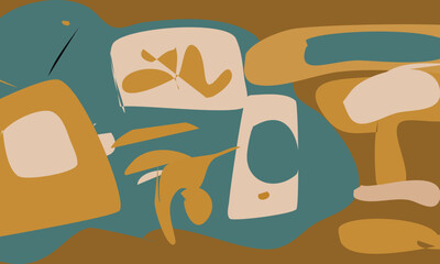 Abstract Fragments of the Future Illustration with Futuristic Geometric Shapes and Digital Energy