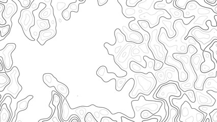 Background of the topographic map. Topographic map lines, Vintage outdoors style wallpaper. © Mira