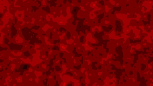 Abstract red topographic map background with organic fluid shapes, modern camouflage pattern for creative graphic design, and backdrop.