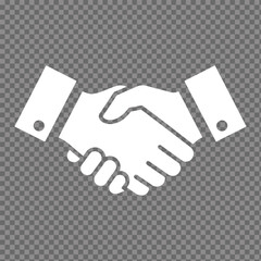Business Handshake and Agreement Icon Partnership and Collaboration Symbol