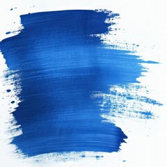 An abstract blue watercolor painting features a colorful grunge texture with ink splashes and brush strokes on a paper background for a unique artistic design
