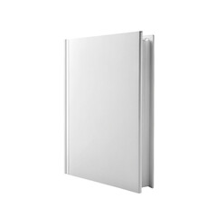 White Blank Notebook Cover Closed