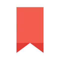 Red Bookmark Icon