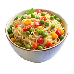 Bowl of Noodles with Vegetables