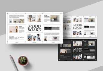 Creative Mood Board Template Layout