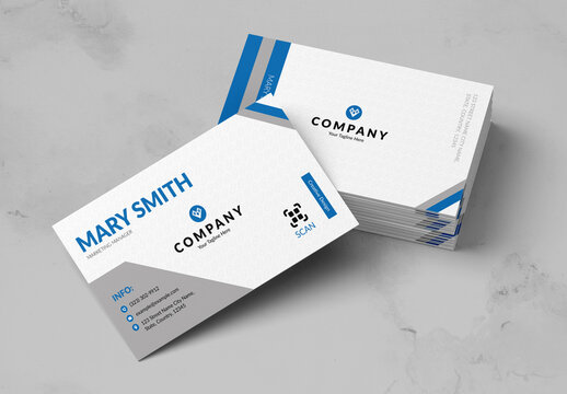 Modern Business Card Template Layout