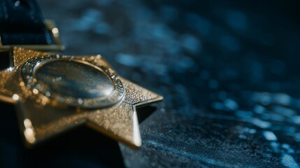 A law enforcement badge silhouette double-exposed with cybersecurity grids and network locks, symbolizing digital crime prevention and cyber law enforcement. cinematic color correction, natural
