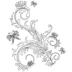 vector floral ornaments 