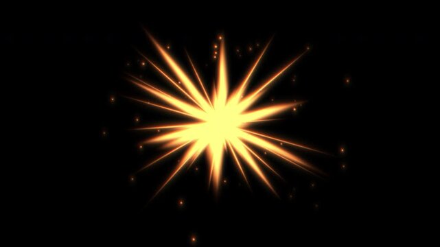 Starburst Glow gold rays overlay background