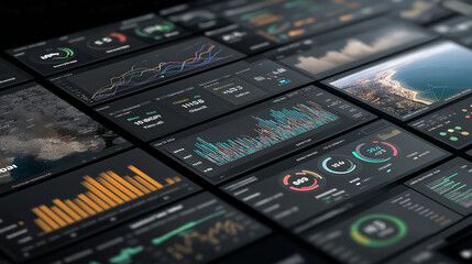 analyzing social media trends with real-time dashboards, digital engagement visualization