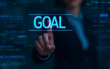 Interactive Interface Displaying Dream Goal with Emphasis on Achievement