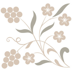 Embroidery patterns vector