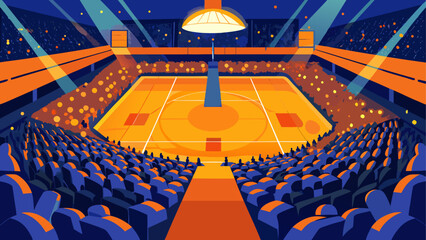 Empty basketball arena © Devili