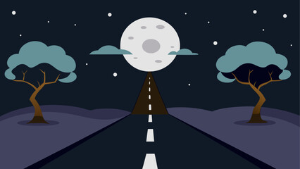 Journey under the full moon © Devili