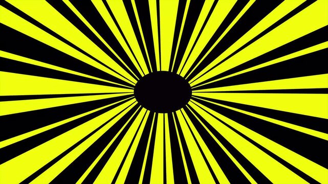 Abstract stylized glowing black and yellow stripes. Abstract background illustration with black tones. Perfect for magazine backgrounds.