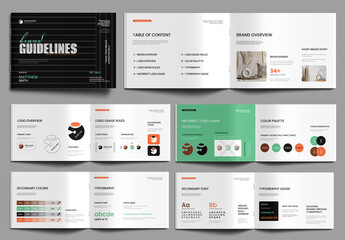 Brand Book Identity Guideline Layout
