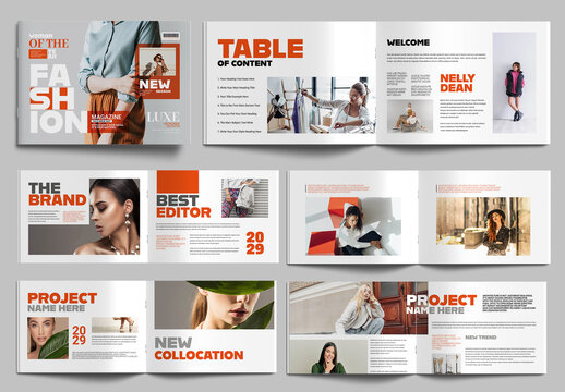 Fashion Magazine Layout