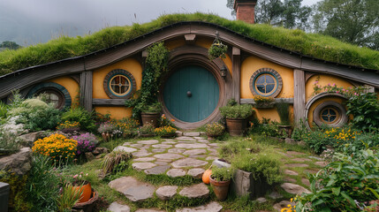 Facade of dwarf house