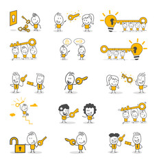 Fototapeta premium Collaboration And Innovative Solution Development Processes In Corporate Office Environments.