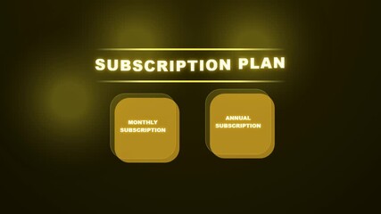 Subscription Plan Options Displayed on Screen.