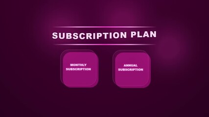 Subscription Plan Options Displayed on Screen.