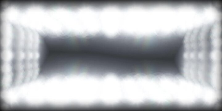 Blue spotlight loop live staging, illuminating Light bulbs for the stage. Light bulb background. Flashes, paparazzi. Stage with spot lighting, shining empty holiday show, award Ceremony advertising
