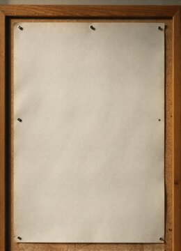 Layered Texture in Sunlight Blank Poster on Street Bulletin Board