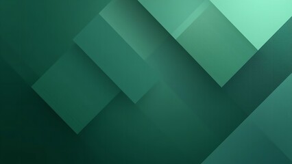 A modern green abstract background with geometric shapes and vibrant colors