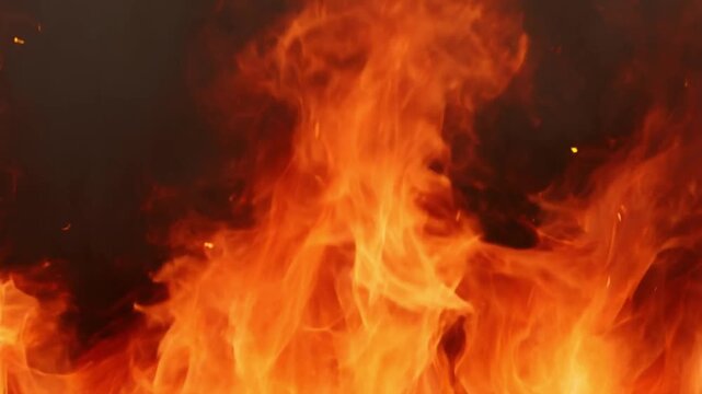 Fire Flame Effect Background