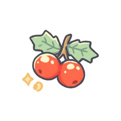 christmas, holly, berry, generation AI 