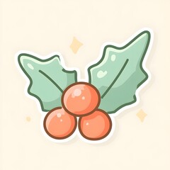 christmas, holly, berry, generation AI 