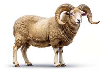 Red and yellow macaw parrot flying with spread wings isolated on white background