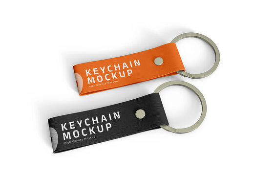 Keychain Mockup Set Template
