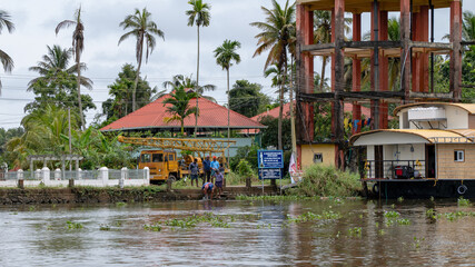 Kochi, India - 09.27.2025: Kerala Backwaters