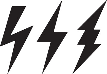 lightning icon vector illustration