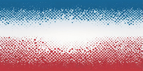 Modern tricolor gradient backdrop featuring red white and blue soft grain texture © RazuAhmed
