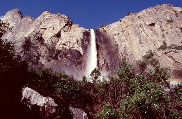 waterfall in yosemite national park