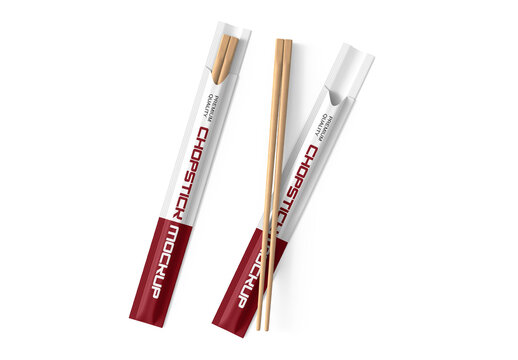 Chopsticks Mockup Template