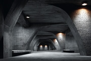 Grey silence of structural beams. Generative AI