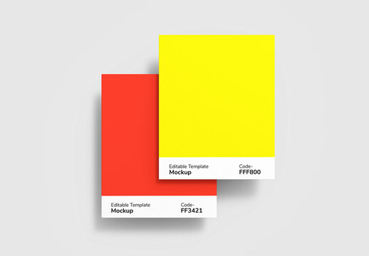 Color Tone Palette Mockup