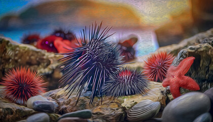 Caribbean sea urchin