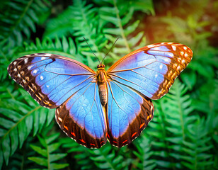 Blue Morpho Butterfly