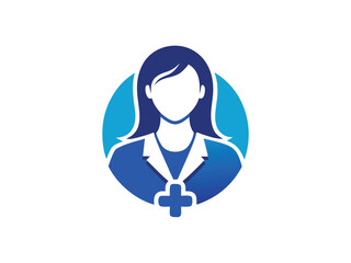 Female Doctor Medical Logo Design